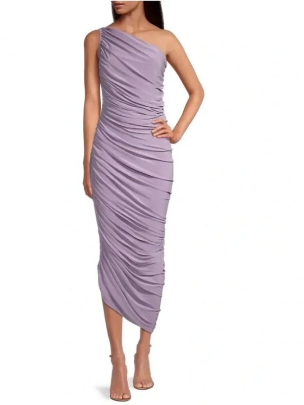 Like new Norma Kamali Diana gown - size M in Lavender